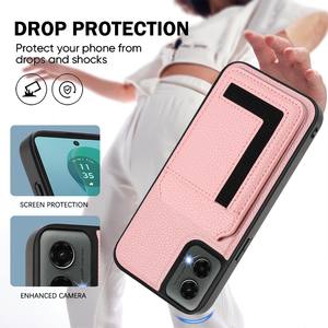 Funda de soporte de cuero magnético para Motorola G85 Edge <span class=keywords><strong>50</strong></span> Fusion X50 Ultra G Stylus G <span class=keywords><strong>Play</strong></span> 2024, ranuras para billetera, funda para teléfono con <span class=keywords><strong>tarjeta</strong></span> de crédito - Product Image 5