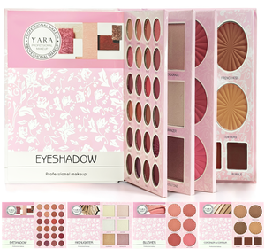 Nouveautés Palette de fards à paupières minéraux imperméables 43 couleurs Livre Haute pigmentation Brillant Kit de maquillage personnalisé multi-usage - Product Image 5