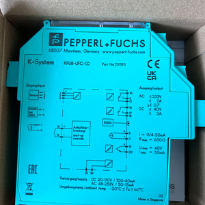 Barrière de sécurité Pepperl+Fuchs KFU8-UFC-1D 231195, isolateur industriel pour conditionnement de signal de capteur - Product Image 1