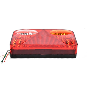 Accessoires automobiles Éclairage supplémentaire 12v24vled Feux de travail pour remorque Feux d'avertissement blancs, rouges, jaunes Feux arrière de camion - Product Image 5