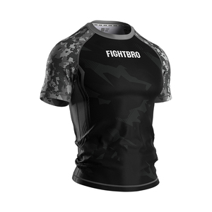 Fightbro manga corta Rashguard <span class=keywords><strong>BJJ</strong></span> <span class=keywords><strong>Manto</strong></span> - Product Image 2