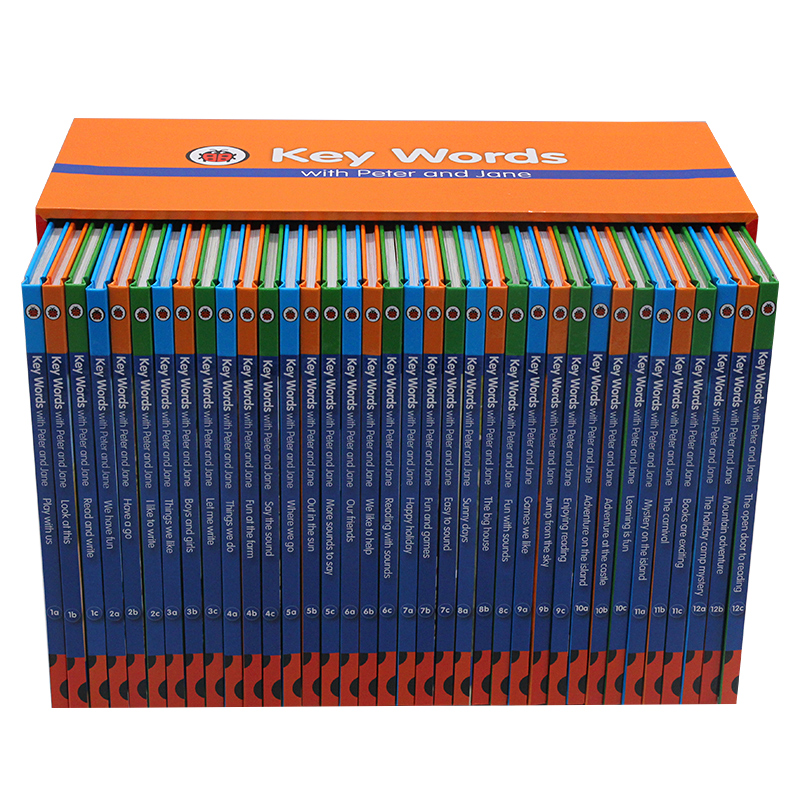 36pcs/set Books Ladybird Key Words with Peter Jane for English