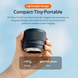 เลนส์โฟกัสด้านบน 20 มม. F2.8 เลนส์ฟูลเฟรมสีดำ มุมกว้างพิเศษ รูรับแสงกว้าง f 2.8 สำหรับเมาท์ E สำหรับกล้อง <span class=keywords><strong>NIKON</strong></span> Z6 สำหรับ Viltrox - Product Image 3