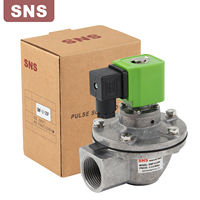Électrovannes d'impulsion de contrôle de type à pression de filetage d'air pneumatique série SNS DMF-Z