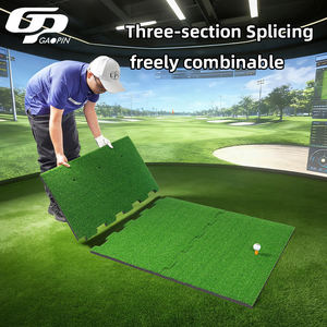 Tapete de Práctica de <span class=keywords><strong>Golf</strong></span> GP Interlocking de 3 Piezas, Césped Artificial de PP Resistente, Antideslizante, Fácil de Guardar, Simulador de Entrenamiento para Hogar y Jardín - Product Image 2