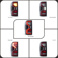 Feux arrière LED modifiés Plug and Play avec clignotants dynamiques séquentiels et feux de freinage pour Ford Ranger T9 2022 et modèles ultérieurs