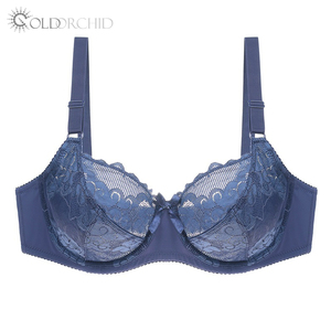 Sujetador <span class=keywords><strong>Sexy</strong></span> y Cómodo para Mujeres Gorditas, Blanco, con Relleno Fino, Talla Grande, Copas D y E - Product Image 6