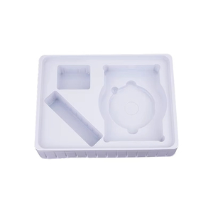 Nhà máy tùy chỉnh PS thermoformed đổ xô chân không nhung hình thành chèn bao bì nhựa vỉ khay <span class=keywords><strong>container</strong></span> cho mỹ phẩm - Product Image 5