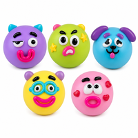 Balle anti-stress TPR souple à visage changeant, jouet sensoriel pour soulager le stress et l'anxiété, nouveauté amusante, cadeau pour enfants