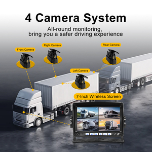 หน้าจอ 7 นิ้ว 1CH/2CH พร้อมฟังก์ชั่น DVR แบตเตอรี่แบบชาร์จได้ กล้องมองหลังไร้สายแบบแม่เหล็กพลังงานแสงอาทิตย์สำหรับรถบรรทุกและรถพ่วง - Product Image 6