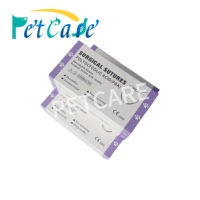 Suture vétérinaire de consommables médicaux avec le monofilament chirurgical vétérinaire de suture d'animal familier d'aiguille