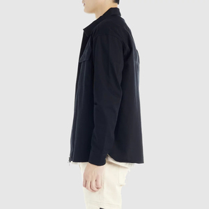 เสื้อแจ็คเก็ตบอมเบอร์ฤดูหนาวแบบรักษ์โลก ขายส่ง ดีไซน์ใหม่ สไตล์สองด้าน คอตั้ง ผ้าแคนวาสด้านหน้า ระบายอากาศ กันลม - Product Image 3