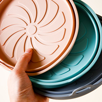 Plaque de cuisson en silicone de qualité alimentaire, compatible four, friteuse à air et micro-ondes, moule à gâteau, ustensile de cuisine