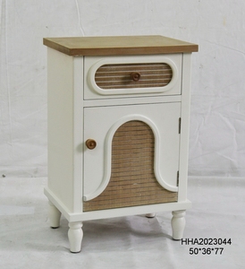 ART NEST - Mueble de Almacenamiento Moderno de Madera Blanca Resistente con 2 Cajones para Sala de Estar, Comedor y Hogar - Product Image 6