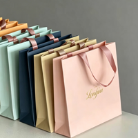 Sac cadeau haut de gamme en carton blanc recyclable, personnalisable avec logo, impression sérigraphiée, capacité améliorée 9 kg, pour événements de marque et produits