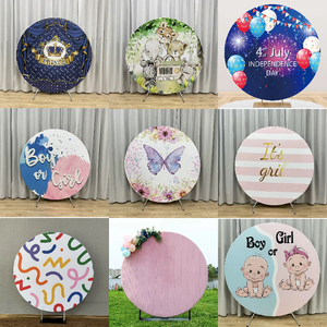 Altre <span class=keywords><strong>bomboniere</strong></span> per matrimonio con sfondo fotografico a tutto sesto per eventi decorazioni in tessuto di alluminio copertura floreale palloncino esterno - Product Image 3