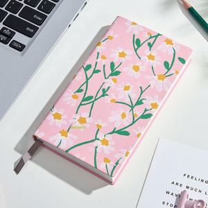 Carnet de planification quotidienne A6 en cuir de haute qualité, reliure cousue, 100 feuilles, coloré, pour usage scolaire, vente en gros - Product Image 1