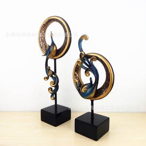 कस्टम सजावटी विंटेज राल परी कथा पशु बिक्री के लिए फीनिक्स पक्षी प्रतिमा - Product Image 5