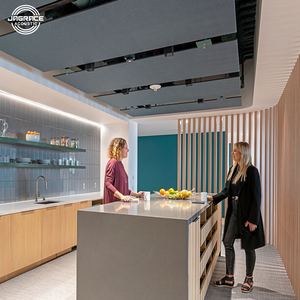 ฝ้าเพดานใยโพลีเอสเตอร์กันเสียงแบบใหม่ทันสมัยปี 2026  ปรับแต่งได้ พร้อมคุณสมบัติกันไฟ - Product Image 1