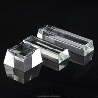 BK9 BK7 prismes en verre cristal transparent rectangulaire trapézoïdal prismes réfléchissants carrés prismes triangulaires collés Base en cristal