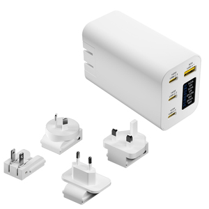 <span class=keywords><strong>Chargeur</strong></span> 280 <span class=keywords><strong>W</strong></span> USB-C et USB-A GaN compatible avec les chargeurs GaN européens, américains, australiens et britanniques - Product Image 1