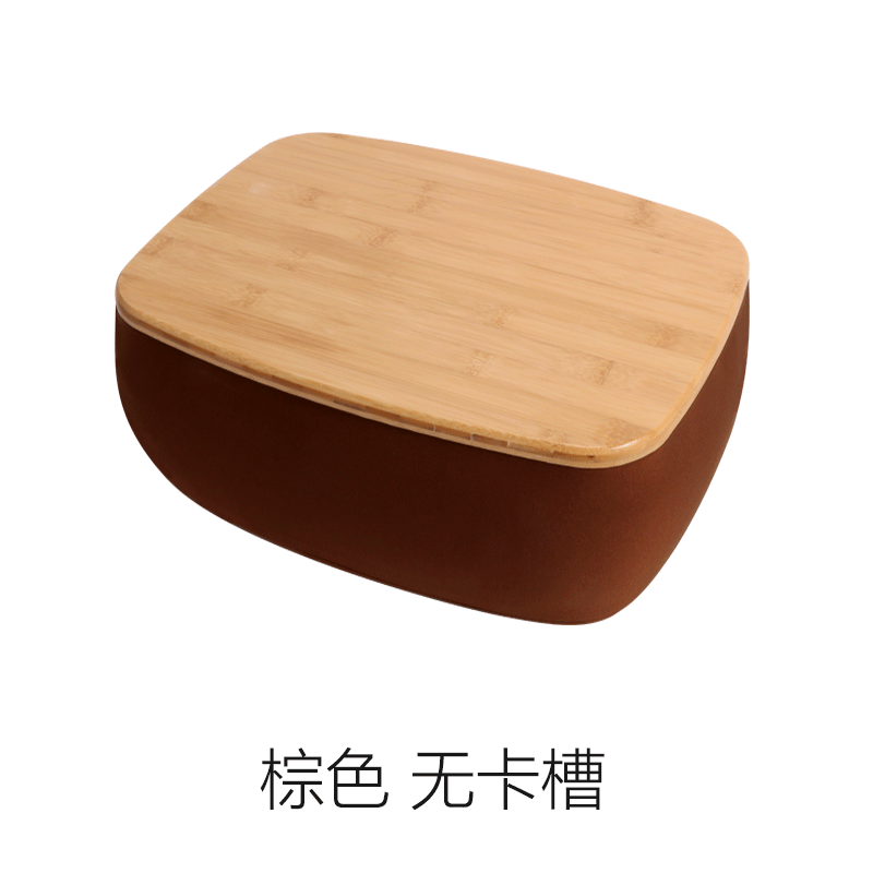 สีน้ำตาล ไม่มีช่องใส่การ์ด