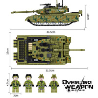FC4009 askeri yapı taşı meclisi 99A M1A2 ana savaş tankı yapı tuğlaları oyuncaklar Boys için