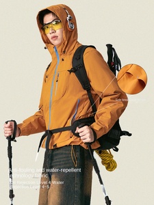 Ropa vacía de <span class=keywords><strong>montaña</strong></span> <span class=keywords><strong>para</strong></span> lluvia, conjunto de tres piezas Wagoff tres en uno <span class=keywords><strong>para</strong></span> <span class=keywords><strong>mujer</strong></span>, chaqueta con capucha impermeable a prueba de viento <span class=keywords><strong>para</strong></span> hombre - Product Image 2