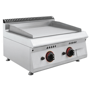 Plancha de Gas Comercial de Acero Inoxidable BN600-G602C, Plancha para Hamburguesas con Superficie Media Ranurada, Plancha Independiente con Inducción para Restaurante - Product Image 4