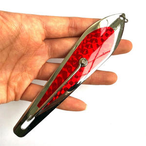 Señuelo de pesca de curricán blanco, cebos de pesca, cucharas de arrastre para pesca de aguas profundas, 110MM, 15G, OEM de fábrica - Product Image 3