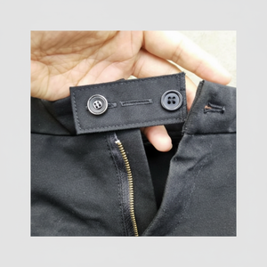 Pantaloni in Jeans con regolazione elasticizzata con bottone magico da donna - Product Image 1