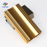 Profilés d'extrusion en aluminium gris argenté pour la fabrication de fenêtres et portes coulissantes colombiennes/costaréennes