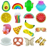 Flotteur de piscine gonflable licorne personnalisé en usine, à monter soi-même, pour fête de piscine, décoration de radeau, jouets aquatiques pour enfants et adultes