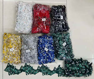 Buatan tangan baru desain bordir renda Applique bunga Patch renda pemangkasan untuk gaun wanita - Product Image 1