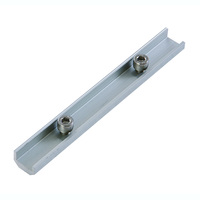UISOLAR UI-RS Kit Sambungan Rel Pemasangan Panel Surya Aluminium Anodized, Konektor Rel Panel Surya untuk Sistem Atap PV Surya