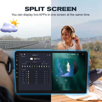 Radio de Auto Android Universal KZS de 7/9/10 Pulgadas, Doble DIN, Pantalla Dividida, Android Auto, CarPlay, Navegación GPS, Pantalla OLED