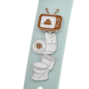 Lässige Toilette Uhr Charme für Band zubehör neuen Stil Uhr Charms Dekoration - Product Image 4