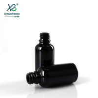 Flacon en verre cosmétique 5ML 10ml 20ml 30ml 50ml Flacon vaporisateur de parfum noir pour nettoyant pour le visage Crème pour le visage Mascara Goutte pour les yeux Perruques