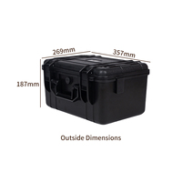 Boîte à outils en plastique rigide étanche avec insert en mousse, boîte de rangement portable pour le camping et la randonnée, indice de protection IP67, OEM disponible