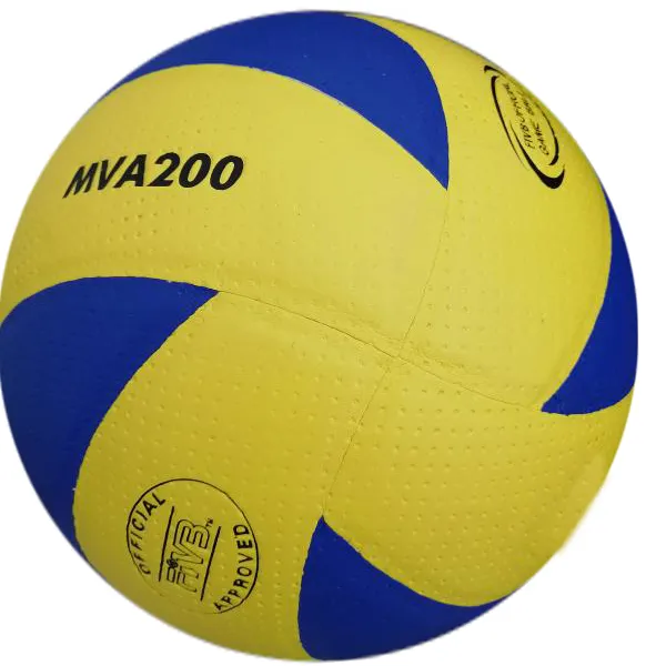Pelota de voleibol de alta calidad para entrenamiento en interiores, pelota de voleibol de tacto suave de PU, tamaño 5, partido oficial, MVA200