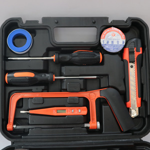 13 Piece Household Hand Tool Set Metric Carbon Steel Tool Box For Home Repair With Case - Product Image 4