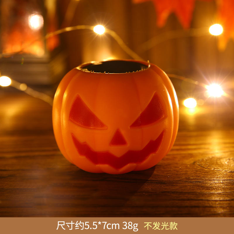 Soft rubber pumpkin cup black