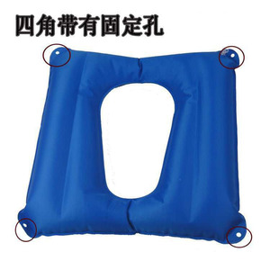Coussin d'assise gonflable médical carré avec fonction de chaise de toilette pour personnes âgées, utilisation à domicile, coussin d'air pour fauteuil roulant - Product Image 5