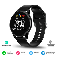 Montre Connectée T2pro Élégante pour Hommes et Femmes avec Connectivité Bluetooth, Applications Sport & Musique, Prise en Charge Multi-Langues et Recharge Magnétique