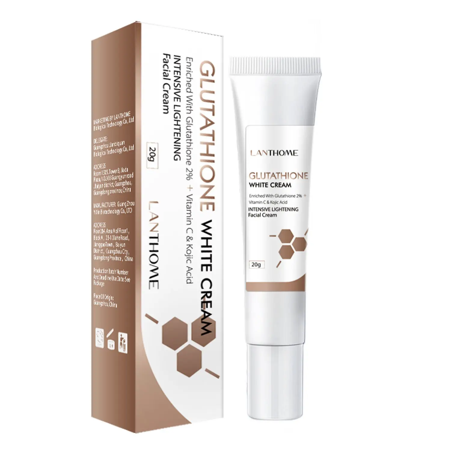OEM prodotti per la cura della pelle Private Label crema anti invecchiamento crema per lo sbiancamento del viso per il viso 20g