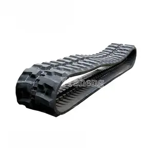 China supplier small rubber tracks sizes 230x72x48 230x72x49 230x72x50 excavator parts rubber crawler track