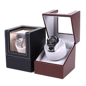 Dres reloj agitador cuero en stock 1 0 <span class=keywords><strong>caja</strong></span> de motor mecánico automático giratorio - Product Image 3