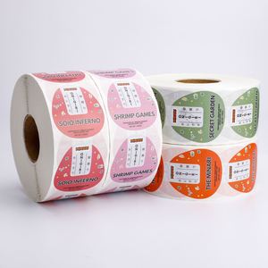Etiquetas Adhesivas MINARI para Onigiri, Etiquetas Ovaladas de Papel Impermeable para Empacar Alimentos, para Sushi y Bolas de Arroz - Product Image 4