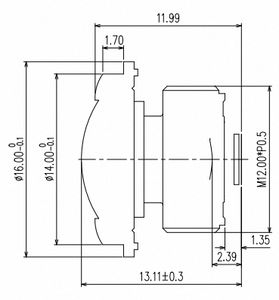 बैक पुल एंटी-स्क्रैच लेंस मिलियन एचडी लेंस फोकल लंबाई 2.33 मिमी लेंस - Product Image 6