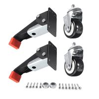 Kit de tables de travail pour machines Roues pivotantes rétractables Heavy Duty 110 LBS Woarkbench Caster